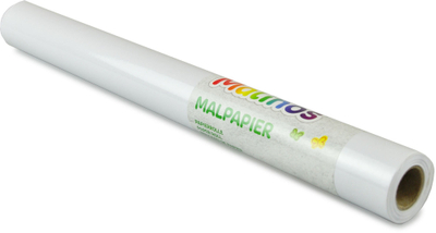 Ролна хартија за сликање Malinos 301033, 45 cm x 10 m, бела