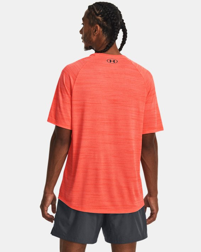 Bluzë sportive Under Armour Tech 2.0 Tiger për meshkuj, me mëngë të shkurtra, Beta e zezë, 3XL