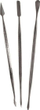 Set gdhendësesh AV Vallejo Tools VALT02002, 3 copë, çelik inox