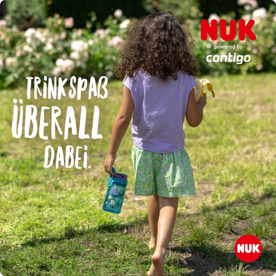 Shishe termusi për kalamaj NUK Bottle Thermos, 0.42L, kundër derdhjes, shumëngjyrëshe