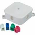 Kuti elektrike Pawbol Box P-2, 72 x 72 x 28 mm, IP44, e bardhë