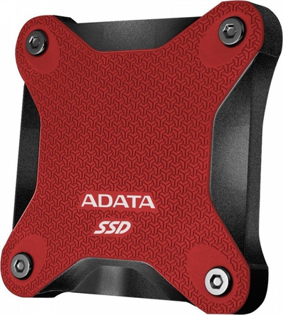 SSD i jashtëm ADATA SD620, 512GB, USB 3.2, i zi me të kuqe