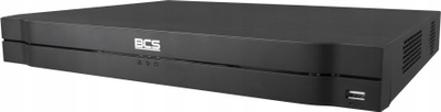 Regjistrues IP BCS NVR0802, 8 kanale, 4K, ngjyrë e zezë