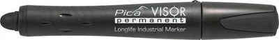 Marker permanent Pica VISOR, majë e hollë, i zi
