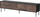 Kabinet TV Cama Meble Cortina 4D, 200x40x55 cm, i zi me ngjyrë walnut