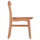 Karrige e jashtme HomeMarkt Robbie HM18115, dru teak, 48x51x82cm, ngjyrë natyrale