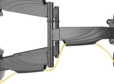 Mbajtës muri TV Maclean Brackets, 32"-65", VESA 400x200, i zi