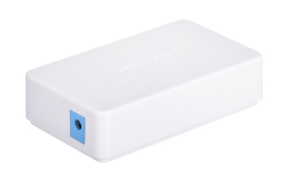 Switch rrjeti Mercusys MS105, 5 porta, 10/100 Mbps, i bardhë