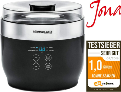 Pajisje për përgaditjen e jogurtit Rommelsbacher JG 80 "Jona", 1.2L