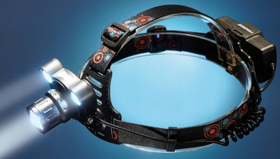 Fener koke Tiross HEADLAMP, LED COB, sensor lëvizjeje, e zezë