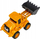 Lodër buldozer metali MEGA CREATIVE 482700, 15 cm, me pull back, shumëngjyrësh