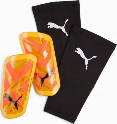 Mbrojtëse kërciri Puma Ultra Flex Sleeve 030871 09, për futboll, portokalli