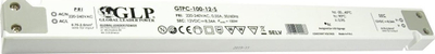 Furnizues energjie LED GTPC-100-12-S, 100W, 12V DC, i hollë