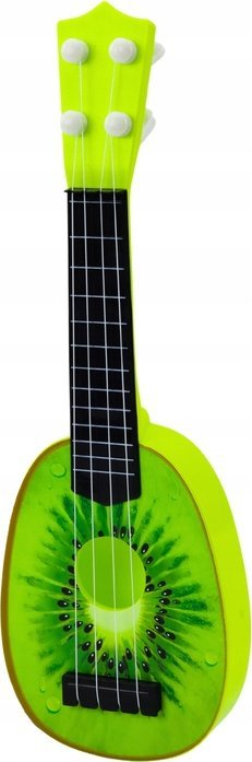 Ukulele lodër Leantoys Kiwi, 4 tela, 35cm, jeshile