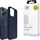 Mbulesë silikoni 3mk për Apple iPhone 15 Pro Max, me mikrofibër, blu e errët