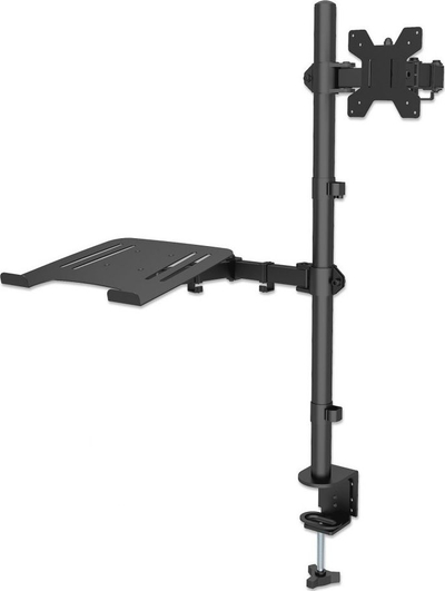 Mbajtëse tavoline Manhattan për monitor 13-32\" dhe laptop 17\", e zezë