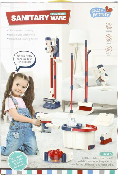 Set lodër pastrimi MEGA CREATIVE 499344, elektrik, me drita dhe zë, shumëngjyrësh