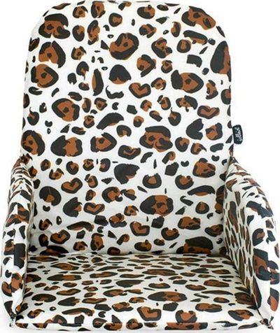 Jastëk për karrige ngrënie Jollein, leopard