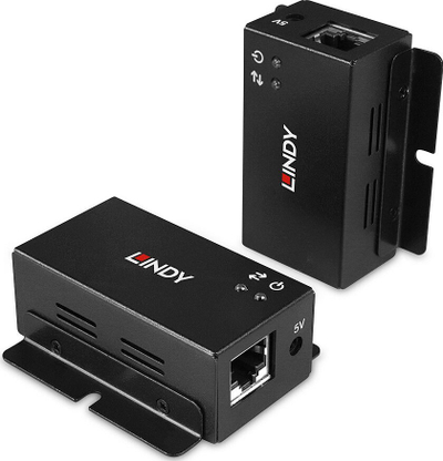 Zgjatues USB Lindy 2 porta USB 2.0, 50m, për Cat.6