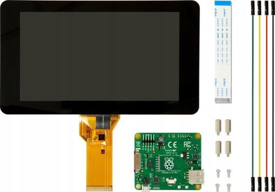 Ekran me prekje Raspberry Pi 7\", 800x480, kapacitiv, i zi