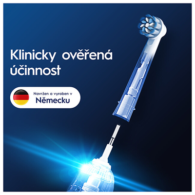 Koka furçe elektrike Oral B PRO Sensitive Clean, 4 copë, të bardha