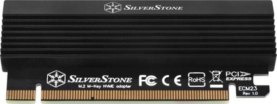 Adapter PCIe SilverStone ECM23, M.2 NVMe, PCIe 3.0 x4, me heatsink