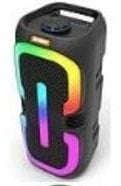 Блутут звучник MS-1954BT, пренослив, со РГБ светла, црн