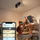 Dritë Philips Hue White Ambiance Buckram BT, me telekomandë, e zezë