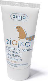 Pasta dhëmbësh për fëmijë Ziaja Ziajka, me ksilitol, pa fluor, 50 ml