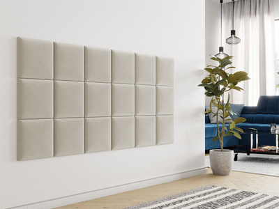 Panel muri me tapiceri 30x30 (30 x 4 x 30), Bezhë