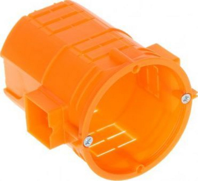 Kuti elektrike e fshehtë Simet S-60GFW, për mur, plastike, portokalli