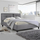 Shtrat BILLIE, stof, 160×200 cm (HM551.05), gri