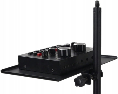 Kapëse mikrofoni STAND4me MIC1, për diametër 22–26 mm, plastike ABS, e zezë