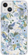 Mbulesë telefoni Rifle Paper Co Garden Party Blue, për iPhone 14 Plus, material rezistent, shumëngjyrëshe