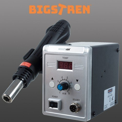 Stacion saldimi me ajër të nxehtë Yato YT-82293, rregullim temperature, për komponentë SMD, i zi