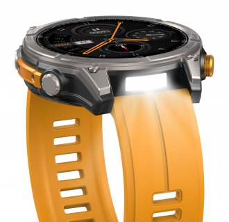 Smartwatch Zeblaze Stratos 4, ekran 1.43" AMOLED, GPS, portokalli