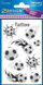 Tatuazhe të përkohshme Avery Zweckform Tattoos Balls 235517, motive sportive, për fëmijë dhe të rritur