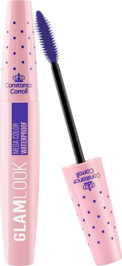 Maskarë Constance Carroll Glam Look, rezistente ndaj ujit, 10 ml, blu elektrike