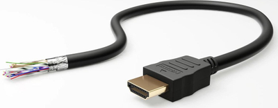 Kabllo HDMI Spacetronik Premium SH-SPPB200, 2.0, 20m, e zezë