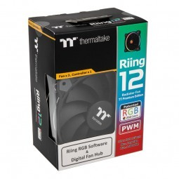 Ftohës Thermaltake Riing 12 RGB (CL-F049-PL12SW-A), 3 copë, i zi