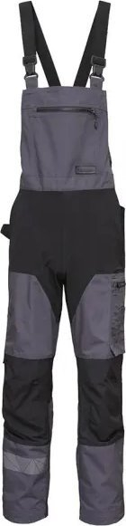 Kominoshe pune CIRIUS Fusion 48S BP FUSION 062, panele të përforcuara, shumë xhepa, gri e zezë