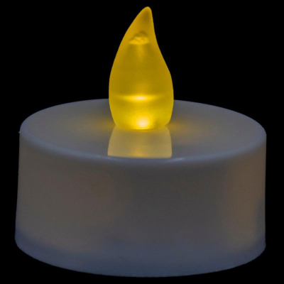 Set qirinjësh LED Affek Design Tealight, 2 copë, 4x5cm, të bardhë
