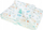 Jorgan për bebe Bocioland Bamboo Duvet BALLOONS, 75x100cm, anti-alergjik, me tullumbace, i bardhë