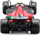 Maket makine Bburago Alfa Romeo F1 C43 2023, shkalla 1:43, Guanyu Zhou #24, e kuqe e zezë