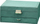 Kuti bizhuterish CA7 Jewelry Box, me plot ndarje, me sirtar, jeshile