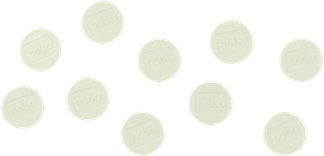 Magnetë për tabelë NOBO, 13mm, 10 copë, të bardhë