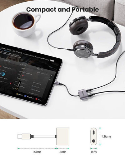 Përshtatës UGREEN USB-C - jack + burim energjie