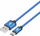 Kabllo USB në USB C TB, 1.5m, 3A, blu
