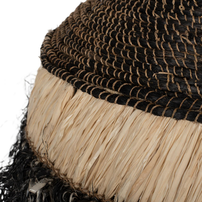 Llambë tavani Telag sisal-abace 50×50×60 cm (HM7788), zezë
