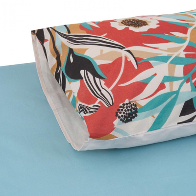 Komplet çarçafësh dopio Amon Double Linen BBC, 4 copë, 132TC, i bardhë